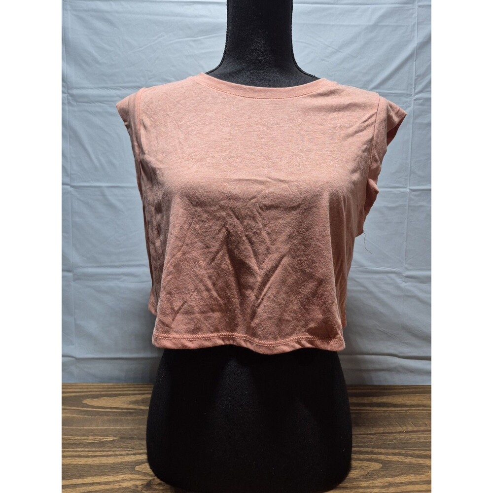 Bella + Canvas cropped pink T-Shirt size S NWT